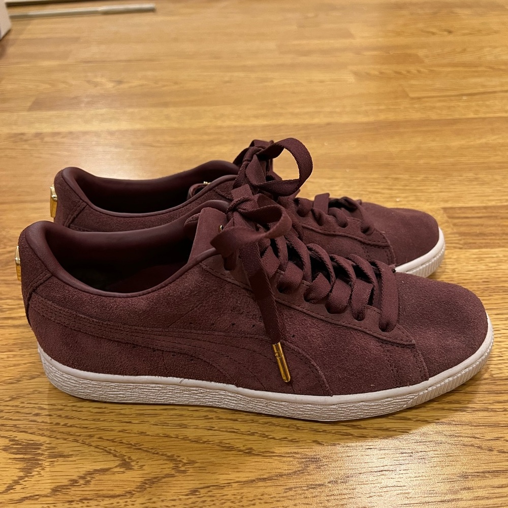 Purple Puma Walking Sneakers